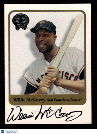 Willie McCovey 2001 Fleer Greats of the Game Autograph HOF Auto Giants