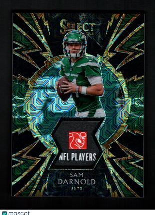 Sam Darnold 2020 Panini Select #35 Black 1/1 Laundry Tag Patch Jets
