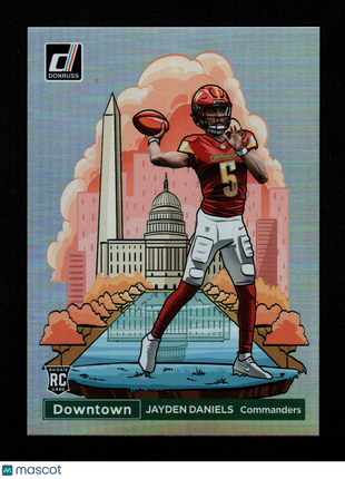 Jayden Daniels 2024 Panini Donruss #16 Downtown RC Case Hit SSP Commanders