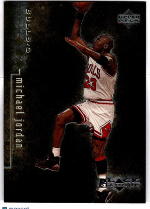 Michael Jordan 1999 Upper Deck Black Diamond #9 Gold Foil /1500 Chicago Bulls