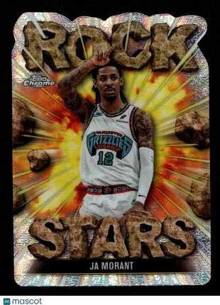 Ja Morant 2025-26 Topps Chrome #RS-10 Rock Stars Case Hit SSP Grizzlies