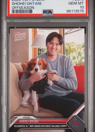 Shohei Ohtani 2023 Topps Now #OS19 Offseason PSA10 GEM MT