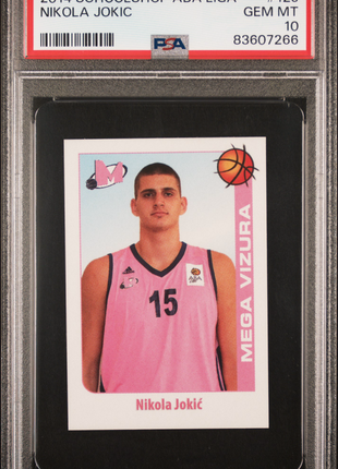 Nikola Jokic 2014 Schoolshop Aba Liga #129 Rookie RC PSA10 GEM MT
