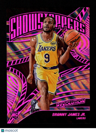 Bronny James Jr. 2024-25 Panini Revolution Showstoppers #17 Lava /10 RC Lakers