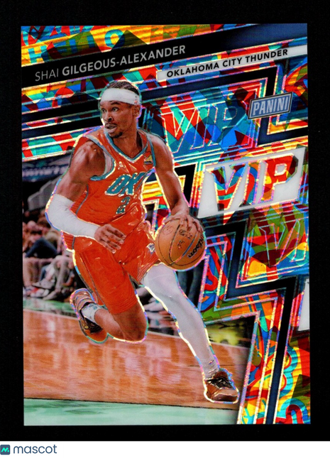 Shai Gilgeous-Alexander 2025 Panini NSCC VIP #21 Hello Prizm /45 Jersey Number