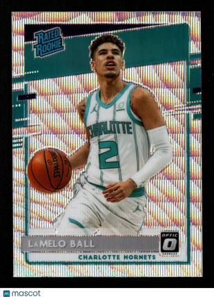 LaMelo Ball 2020-21 Donruss Optic #153 Fanatics Box Set Wave RC Hornets