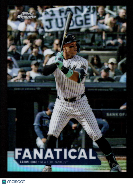 Aaron Judge 2025 Topps Chrome #FAN-14 Fanatical Case Hit SSP Yankees