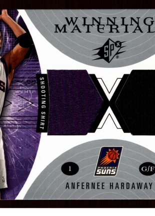 Anfernee Hardaway 2003 Upper Deck SPx #WM3 Winning Materials Dual Patch Suns