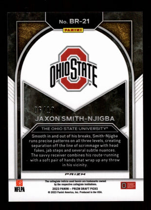 Jaxon Smith-Njigba 2023 Panini Prizm DP #BR-21 Brilliance Gold Prizm /10 RC