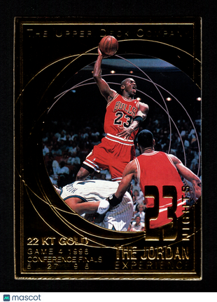 Michael Jordan 1998 Upper Deck The Jordan Experience Highlights 22KT Gold /23000