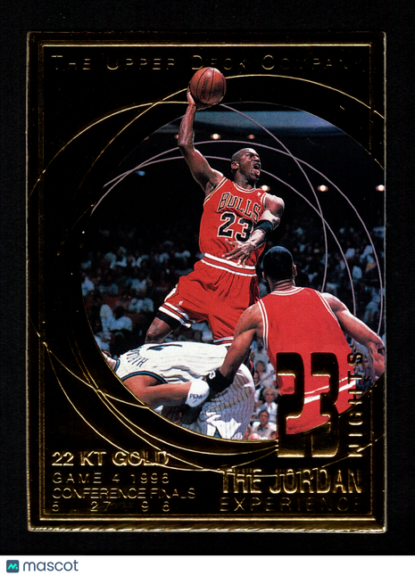 Michael Jordan 1998 Upper Deck The Jordan Experience Highlights 22KT Gold /23000