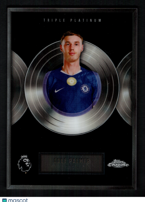 Cole Palmer 2026 Topps Chrome P/L #TP-1 Triple Platinum Case Hit SSP Chelsea