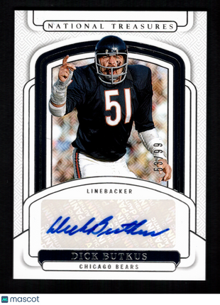 Dick Butkus 2024 Panini National Treasures #SIGS-DBS Signatures /99 Auto Bears