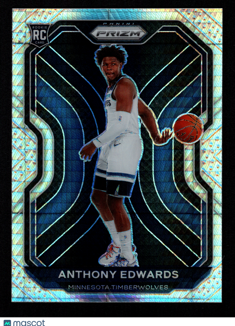 Anthony Edwards 2020-21 Panini Prizm #258 Hyper Prizm Rookie RC Timberwolves