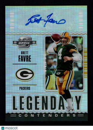 Brett Favre 2020 Panini Contenders Optic #LCA-BFA Legendary Contenders /10 Auto