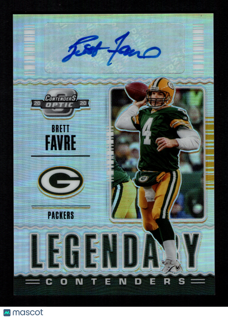 Brett Favre 2020 Panini Contenders Optic #LCA-BFA Legendary Contenders /10 Auto