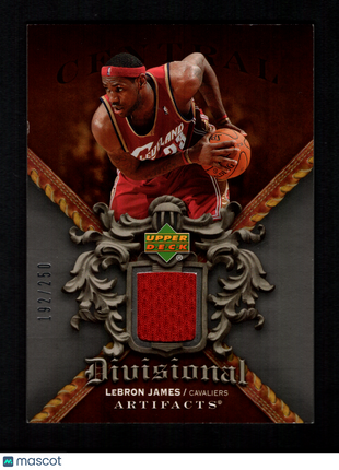LeBron James 2007 Upper Deck #DA-LJ Divisional Artifacts /250 Game-Used Patch