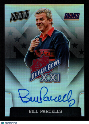 Bill Parcells 2020 Panini Prizm #SBXXI-BP Super Bowl XXI Autograph Auto Giants