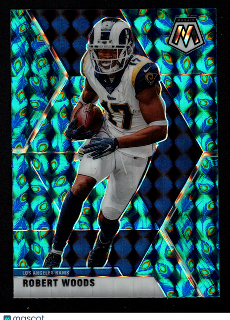 Robert Woods 2020 Panini Mosaic #119 Peacock Choice SSP Los Angeles Rams