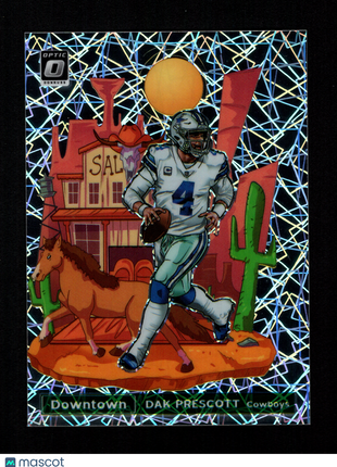 Dak Prescott 2021 Panini Donruss Optic #DT-5 Downtown Case Hit SSP Cowboys