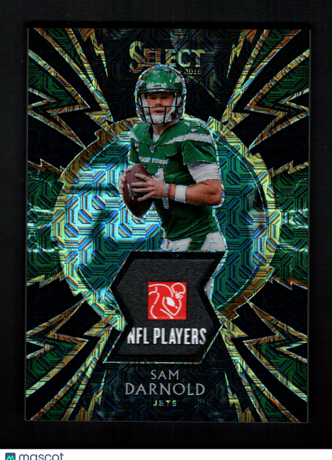 Sam Darnold 2020 Panini Select #35 Black 1/1 Laundry Tag Patch Jets