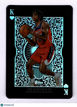 Tre Johnson III 2025-26 Topps #AK-21 All Kings Case Hit SSP RC Wizards
