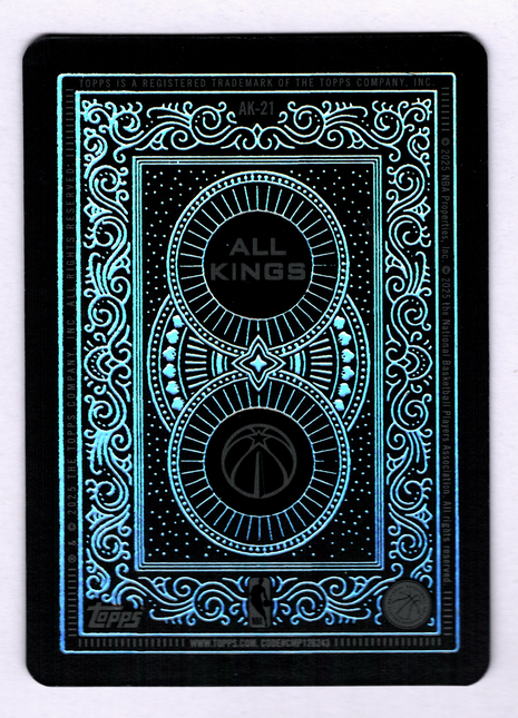 Tre Johnson III 2025-26 Topps #AK-21 All Kings Case Hit SSP RC Wizards