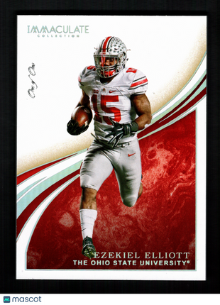 Ezekiel Elliott 2020 Panini Immaculate Collegiate #12 One of One 1/1 Buckeyes