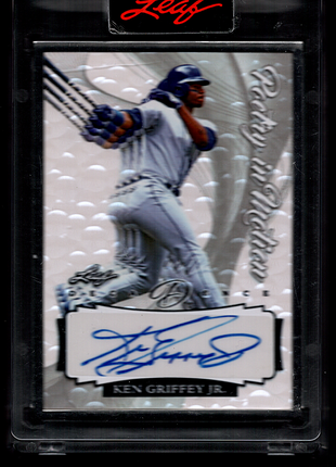Ken Griffey Jr. 2022 Leaf Decadence  #PM-KGJ Poetry in Motion /2 Auto Sealed
