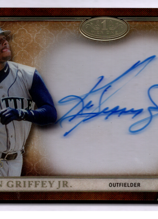 Ken Griffey Jr. 2015 Topps Tier One #COA-KG Clear /25 Autograph Auto Mariners