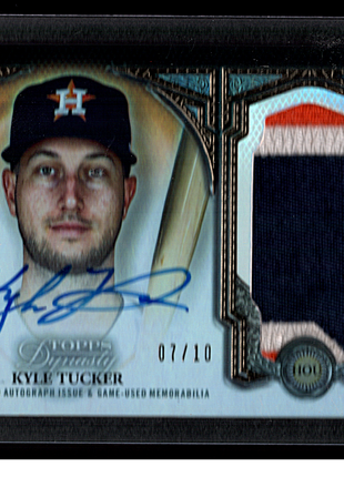Kyle Tucker 2023 Topps Dynasty #DAP-KT4 Patch Autograph /10 Auto Sealed