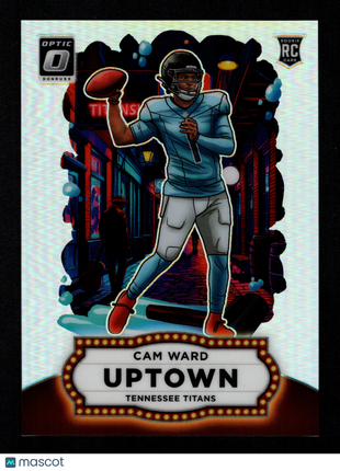 Cam Ward 2025 Panini Donruss Optic #6 Uptown RC Case Hit SSP Titans