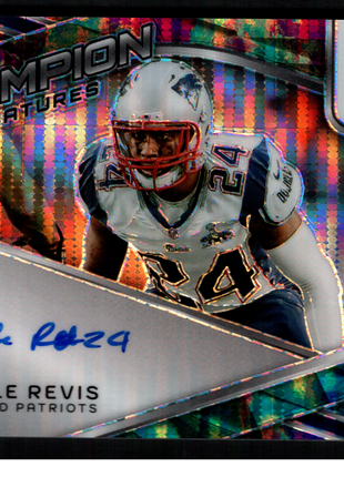 Darrelle Revis 2024 Panini Spectra Celestial /99 Champion Signatures Auto