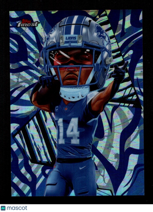 Amon-Ra St. Brown 2025 Topps Finest #H-13 Headliners Case Hit SSP Lions