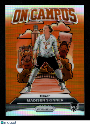 Madisen Skinner 2025 Panini Prizm NIL #OC-3 On Campus Case Hit SSP Longhorns