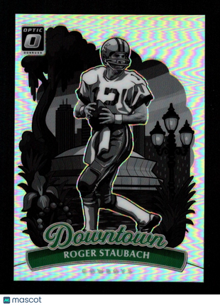 Roger Staubach 2025 Panini Donruss Optic #3 Downtown Case Hit SSP Cowboys