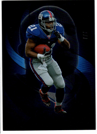 Tiki Barber 2025 Panini Silhouette #36 Premium FOTL Black /7 SSP NY Giants