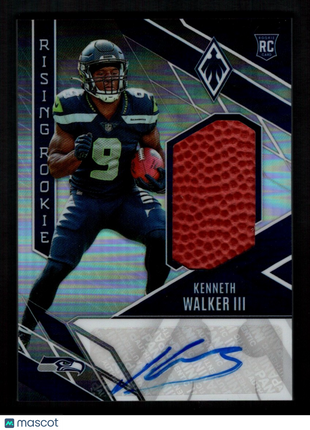 Kenneth Walker III 2022 Panini Phoenix #RMS-KW Rookie Patch /149 RC Auto
