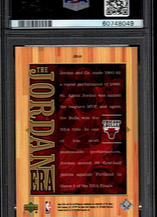 Michael Jordan 1999 Upper Deck Athlete Of The Century The Jordan Era PSA7 N-MINT