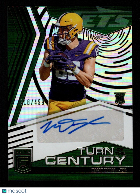 Mason Taylor 2025 Panini Donruss Elite #TOC-MTA Turn of the Century /499 RC Auto