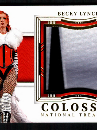 Becky Lynch 2024 Panini National Treasures WWE Colossal Materials /99 Patch