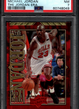 Michael Jordan 1999 Upper Deck Athlete Of The Century The Jordan Era PSA7 N-MINT