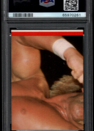 Hulk Hogan 1985 Topps WWF Stickers #22 PSA6 EX-MT