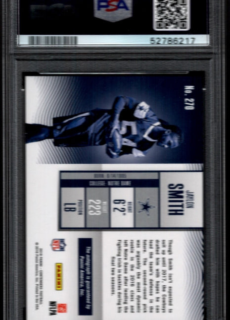 Jaylon Smith 2016 Contenders #270 Cracked Ice /24 Rookie Ticket Auto PSA9 MINT