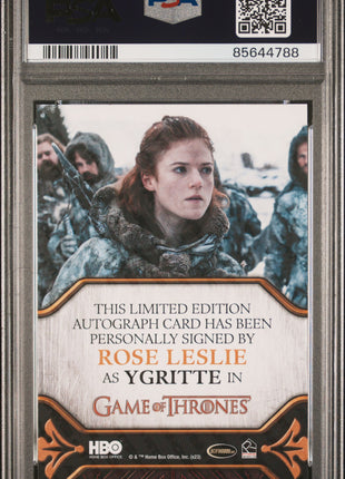 Rose Leslie "Ygritte" 2023 Rittenhouse Game Of Thrones Autograph PSA/DNA Auto