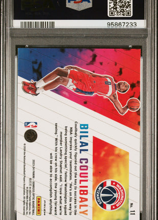 Bilal Coulibaly 2023-24 Donruss Optic #11 Phazes Rookie RC SSP PSA10 GEM MT