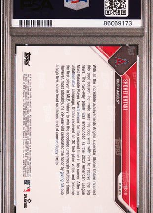 Shohei Ohtani 2023 Topps Now #OS19 Offseason PSA10 GEM MT