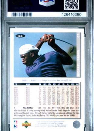 Michael Jordan 1994 Collector's Choice #23 PSA10 GEM MT