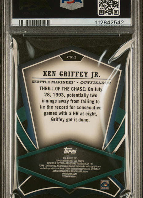 Ken Griffey Jr. 2013 Topps #CTC-2 Cut To The Chase PSA9 MINT Mariners