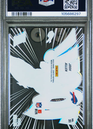 Josh Allen 2023 Panini Zenith #31 Zoom! Case Hit SSP PSA9 MINT Bills